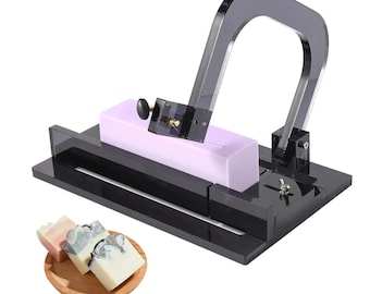 Soap Cutter, Transparent Acrylic, Adjustable Guide Loaf Cutting Tool Melt-and-Pour Cold Process Slicing Equipment Handmade Craft Accessories