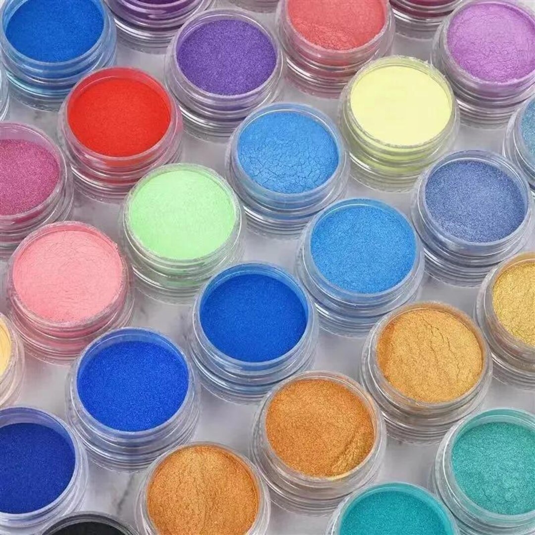 6-color Mica Powder Set, Pearlescent Pigments Powder, Epoxy Resin ...
