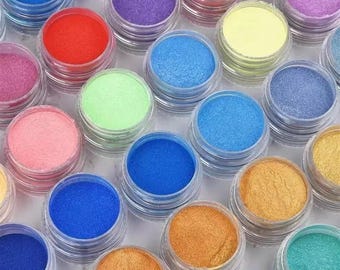 6-Color Mica Powder Set, Pearlescent Pigments Powder, Epoxy Resin Coloring, Nail Art Accessories, Soap Making, DIY Jewelry Crafts Decoration
