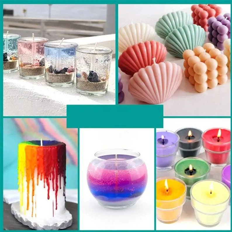 Candle Dyes Pigment Set, Liquid Colorant For DIY Soap Coloring, Dye Handmade Crafts Resin Kit, Handmade Making Craft Supplies image 3