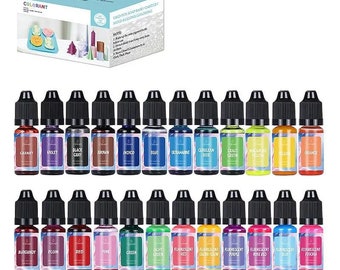 Candle Dyes Pigment Set, Liquid Colorant For DIY Candle Soap Coloring, Dye Handmade Crafts Resin Pigment Kit, Handmade Making Craft Supplies