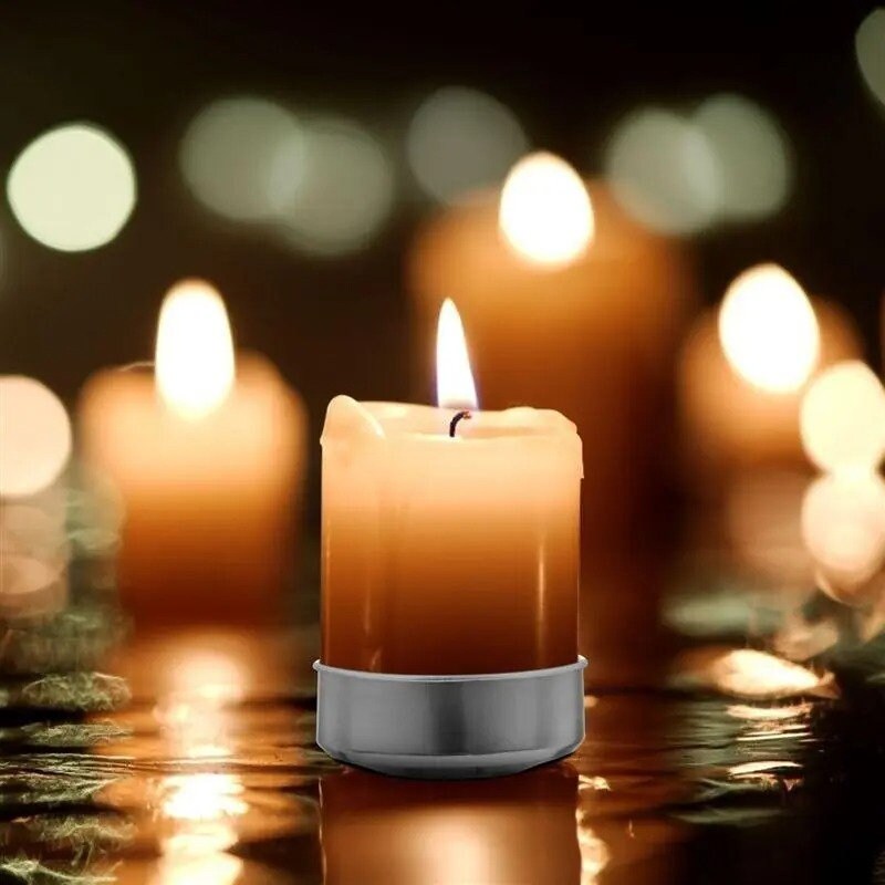 50 Bougeoirs En Aluminium Pour Bougies Chauffe-plat - Ronds, Vides, Pour Faire Des Bougies DIY