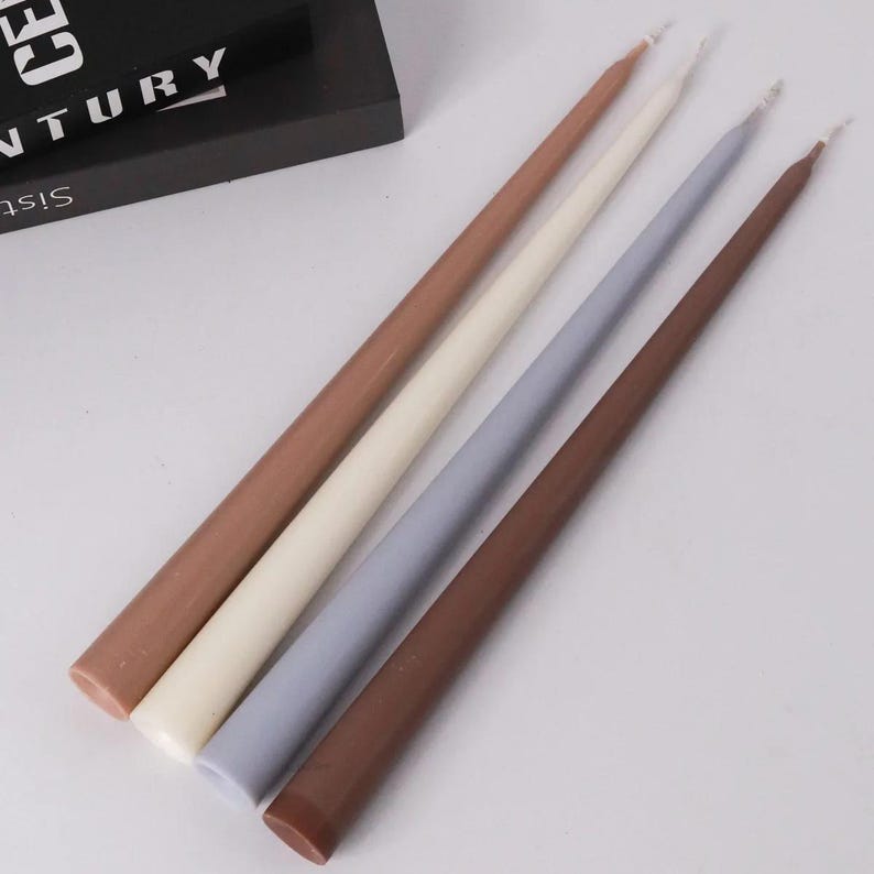 Peaked Long Pole Candle Mold, Acrylic, Scented Candlestick Making ...