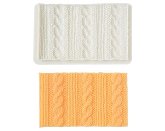 Stampo per sapone, silicone, modello per maglione lavorato all'uncinetto, stampi per argilla con stampa a rilievo in lana, creazione di bomboniere per matrimoni, strumento per souvenir fai da te
