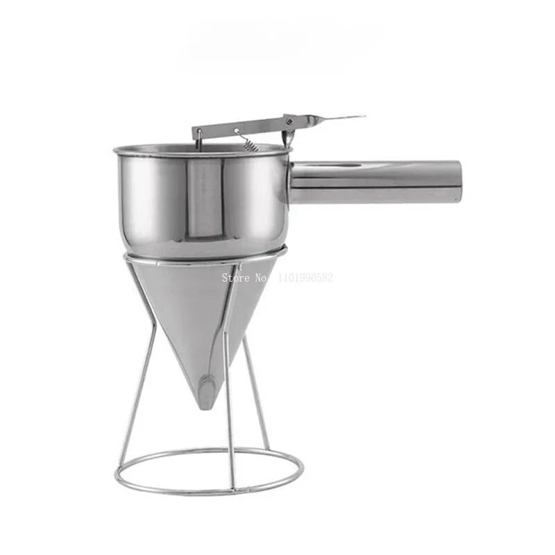 Stainless Steel Candle Wax Container, Injection Funnel, for DIY Handmade Candle,  Creative Modeling Wax Holder. Soy Wax Filling Supplies
