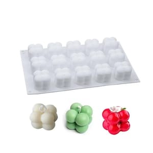 Magic Ball Silicone Mold, DIY Candle Making, Decorative Soap Crafting, Chocolate Dessert Baking Tool, Home Ornament, Resin Craft, Cake Decor