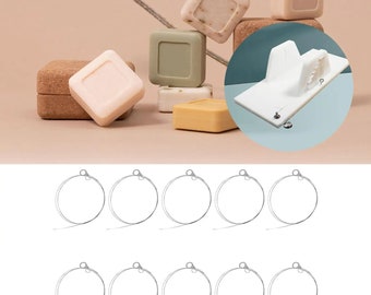 10 Stück, Seifenschneider Stahldraht, rostfrei, hochfeste Hobel, für handgemachtes Seifenstück zum Selbermachen, Herstellung von Badeseifenlaafzubehör, individuelles Geschenk