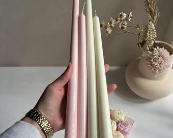 1–2Pcs Taper Candle Mold, Transparent Acrylic, Pillar Candlestick, Wedding Décor, Candlelight Dinner Ornaments, DIY Aromatherapy Gifts Tools