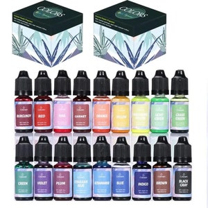 Candle Dyes Pigment Set, Liquid Colorant For DIY Soap Coloring, Dye Handmade Crafts Resin Kit, Handmade Making Craft Supplies image 2