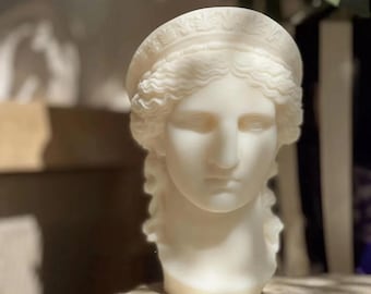 3D Greek Goddess Silicone Molds, Candle Making, Hera Athena Statue, Resin Wax Arts Sculpture, DIY Plaster Molding, Home Decoration Ornaments
