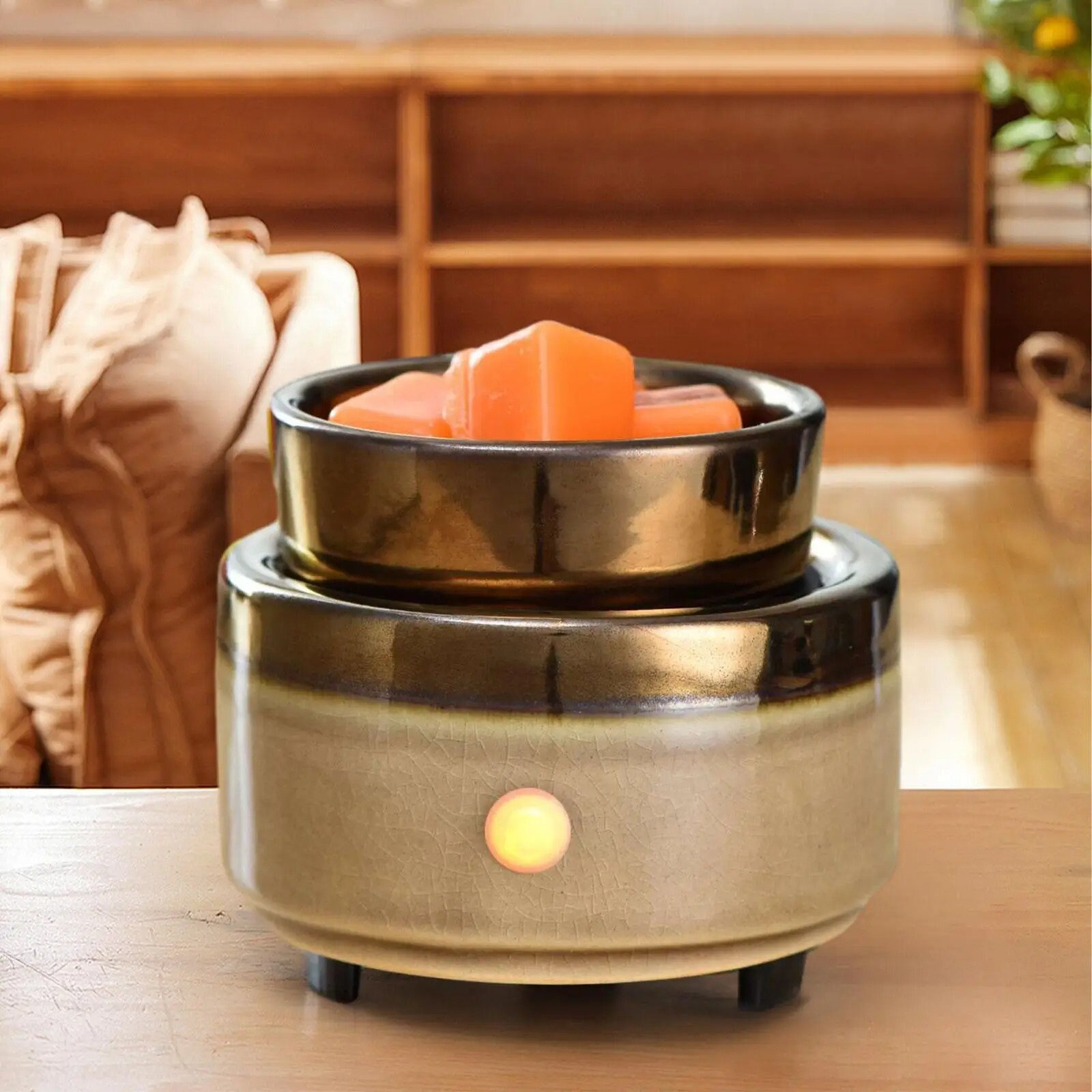 TMENG 2-Pack Ceramic Warmer Dishes – 3.8 Inch Round Replacement For Oil Burners - View #5