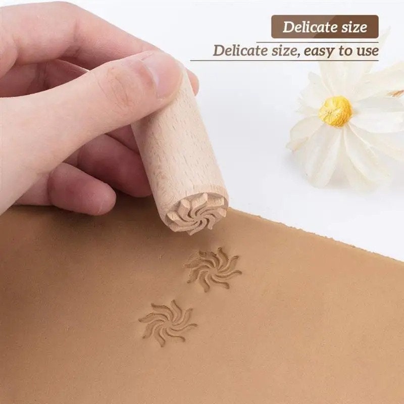 16 Pcs Clay Modeling Pattern Stamp Kit, Wooden Clay Pottery