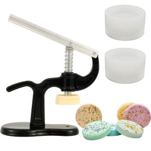 Bonoutil Macchina Per Stampare Bombe Da Bagno – Kit Con 4 Stampi Inclusi, Per Creare Bombette Effervescenti Fai Da Te