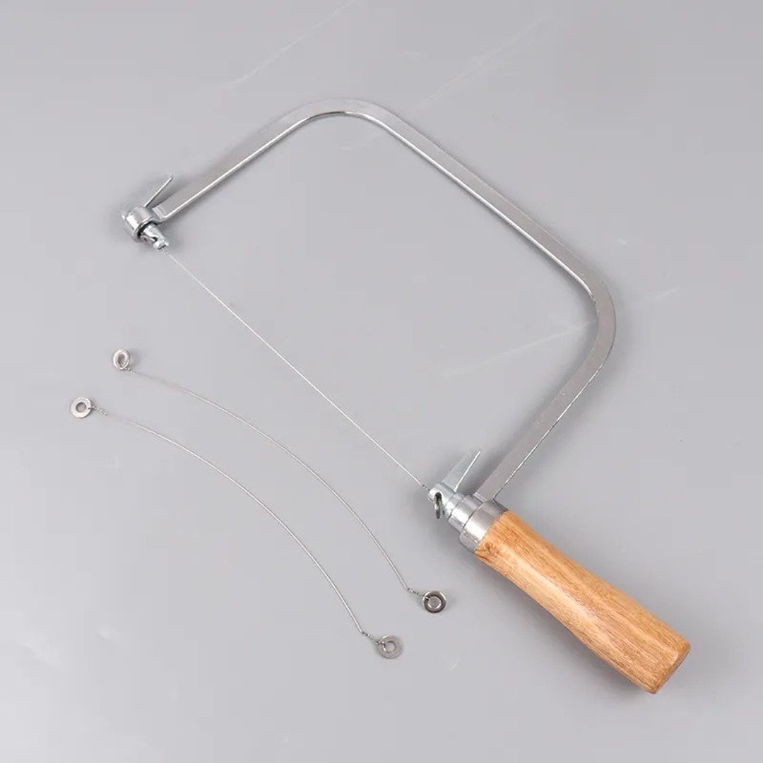 Wire Soap Slab Cutter, Stainless Steel String Saw Cutting Knife With 2 ...