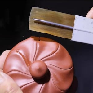 Keramisch gereedschap voor het maken van theepotten, bloem Artistiek Textuur Slijpen, Aardewerk Carving Slijpen, sculptuur polijsten Ambachtelijke oppervlakteverfijning accessoire