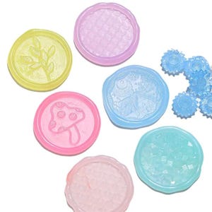 Sigilli di ceralacca a forma di girasole, 100 pezzi, per sigillare inviti, perline trasparenti, per buste e confezioni regalo, accessori per lavoretti fai da te per le feste.
