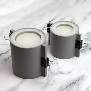 Stampo per barattoli di candele, silicone, scatola portaoggetti rotonda, cemento fai da te, contenitore decorativo in resina epossidica cristallina, strumenti per realizzare ciondoli decorativi per la casa