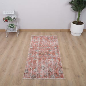 Home Decor Rug, Home Rug, Boho Rug, Area Rug,Small Rug, Turkish Rug,2x5 Rug,Anatolian Rug,2x5 Oushak Rug,2x5 Vintage Rug,Handwoven Rug,26180
