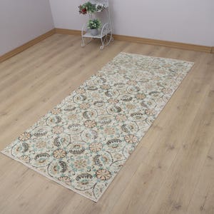 3x7 Rug, Handmade Rug, Turkey Rug, 3x7 Pastel Rug, Turkish Rug, Wool Rug, Neutral Rug, Vintage Rug,Anatolian Rug,Vintage Turkish Rug,26997