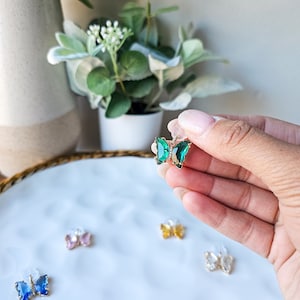 7-Piece Kindle Charms – Shiny Butterfly Dust Plug For Type-C Port, Coquette Reader Gifts For Book Lovers