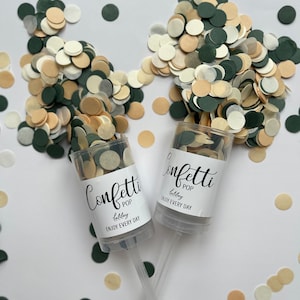 Confettis biodégradables pour anniversaire, Popper confettis, Baby shower, Confettis pop pop personnalisés, Révélation bébé, Confettis de fête en vrac, Stickers DIY