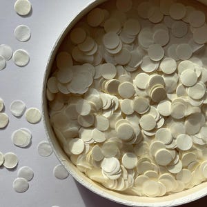 Coriandoli biodegradabili per matrimonio, coriandoli di carta velina, coriandoli a cerchio dorato, coriandoli di compleanno, coriandoli d'argento, coriandoli all'ingrosso per decorazioni nuziali