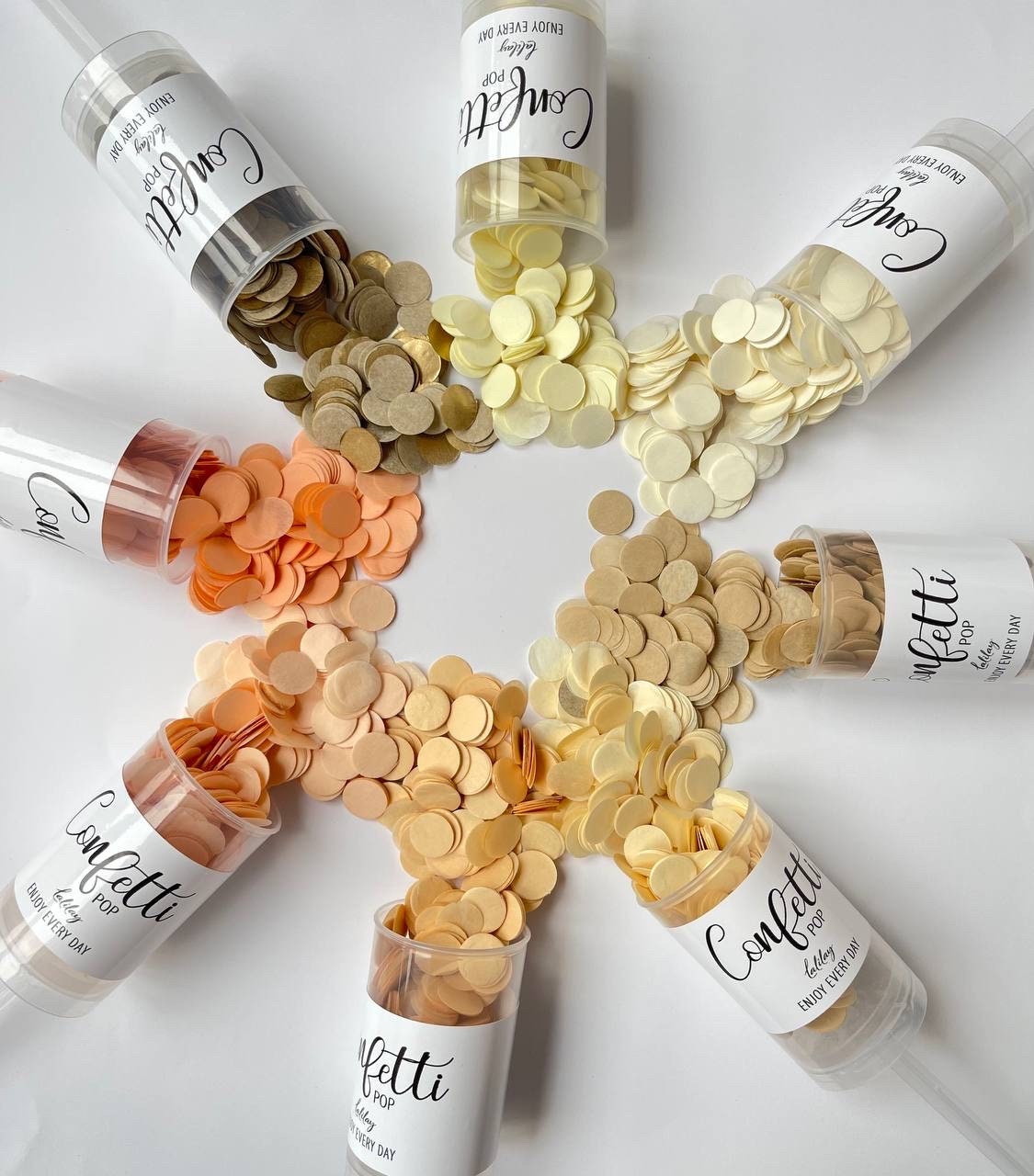Biodegradable confetti poppers - Etsy México, image size:1125x1280