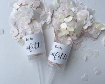 Biodegradable Confetti Push Poppers: Wedding Party Decorations