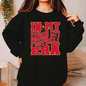 Kansas City Football Crewneck Sweatshirt, Unisex Vintage Style Football Sweatshirts and Hoodies, Game Day Apparel, Kansas City Fan Gifts