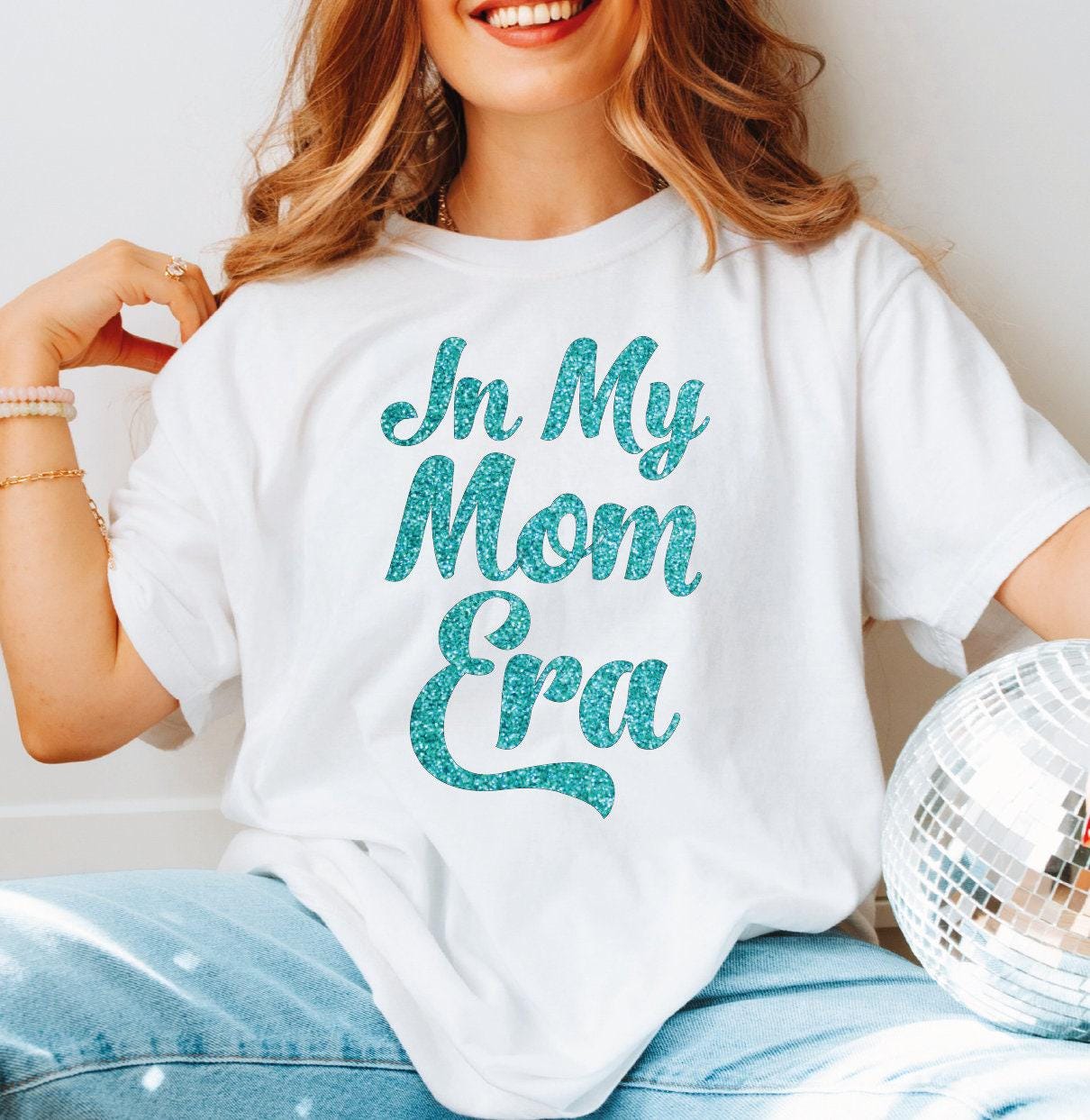 Custom Faux Glitter Text Tshirt, Customize Text Shirt