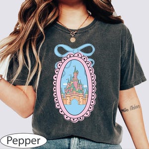Disney Magical Castle Shirt, Happiest Place Shirt, Blue Coquette Tshirt, Disneyworld Shirt, Castle Fairytale Shirt, Disney Family Trip Tee