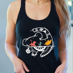 Disney Animal Kingdom Tank Top, Disney Family Squad Crop Top, Disney Simba Racerback, The Lion King V-Neck