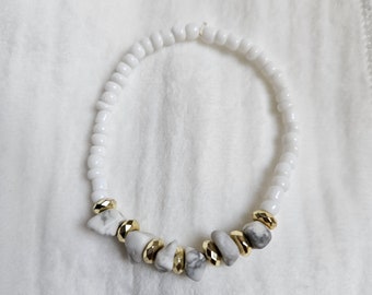 Simple Howlite Bracelet