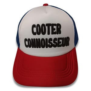 Funny Trucker Hat: Cooter Connoisseur, Custom Bachelor Party Snapback