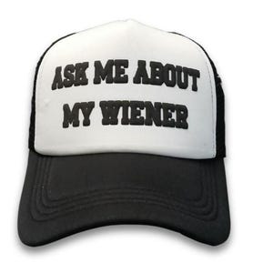 Funny Wiener Trucker Hat: Custom Bachelor Party Snapback