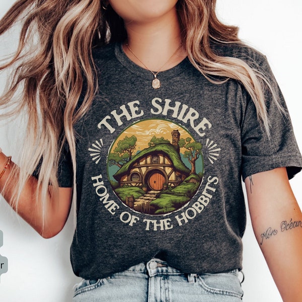 The Shire Shirt, Hobbit and Lord Of The Rings Inspired Shirt, Home of the Hobbits, Gift for Hobbit Lover, Frodo Baggins Shirt, Bilbo Baggins