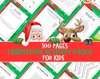 Christmas Activity Pages for Kids – Printable Holiday Worksheets