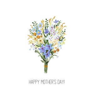 Floral Bouquet Mother&#39;s Day Card