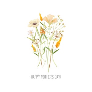 Floral Mother&#39;s Day Card