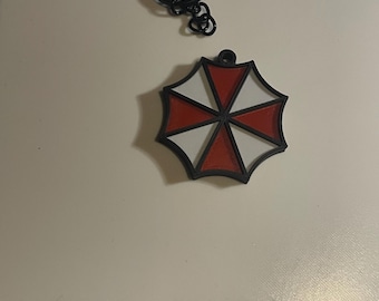 RE Umbrella Corporation Symbol Logo Keychain, 3D Printed Pla Plastic Multicolour Print