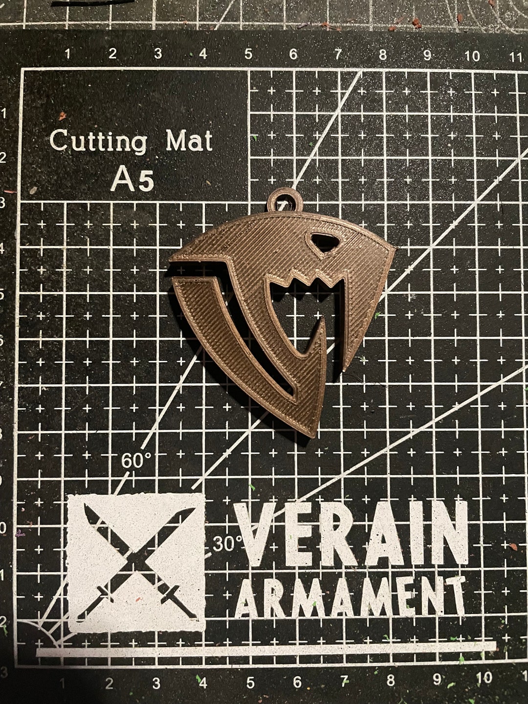 Fairytail Sabertooth Guild Mark Keychain, 3D Printed, Anime, Black ...