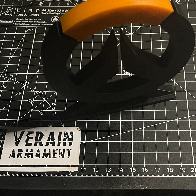 Overwatch Logo Desk Sign Multicolour Display Gaming Room Decoration ...