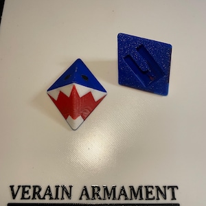 Hololive English Gawr Gura Hairtie Ornaments, 3D Printed Multicoloured Print