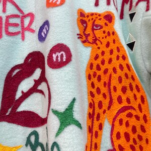 Hand-Painted Art Coat • Luxury Wearable Statement Jacket image 8