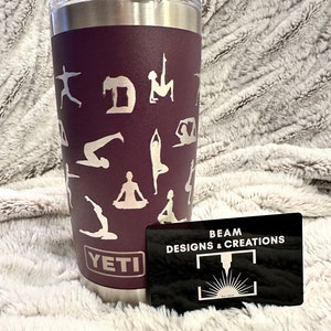 Personalized 20 oz Yeti Tumbler – Laser Engraved