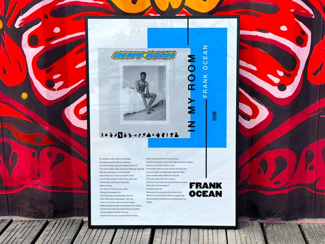 Frank Ocean in My Room Album Cover Poster Etsy