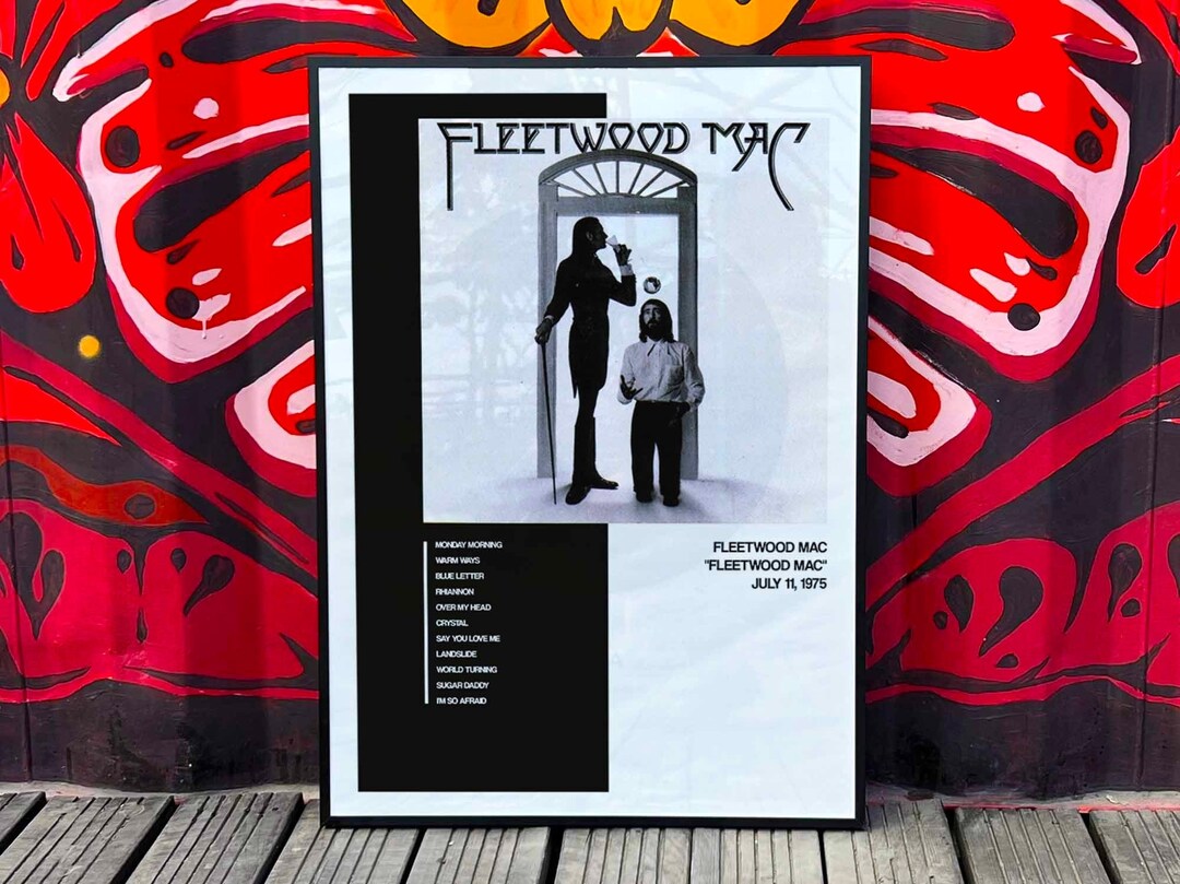 Fleetwood Mac fleetwood Mac Album Cover Poster 1 - Etsy