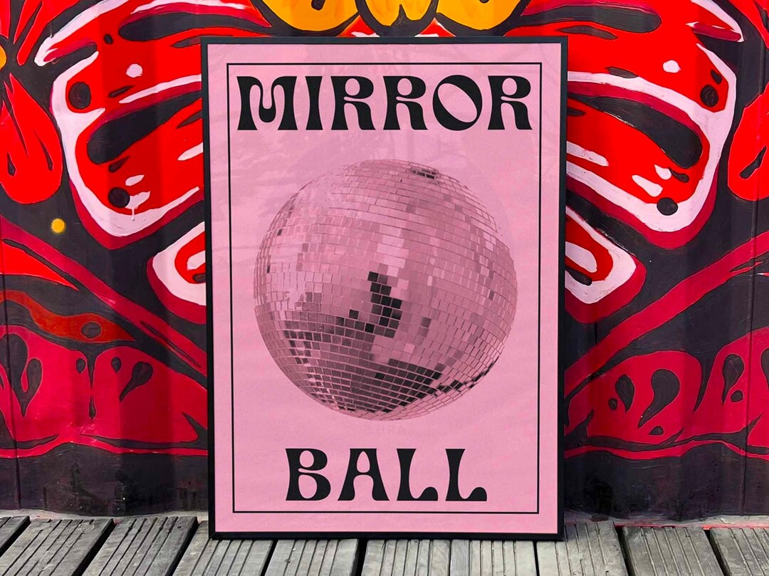 Taylor Swift mirrorball Album Cover Poster 4 Etsy