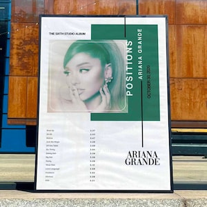 Ariana Grande Positions 1LP Vinyl Limited Coke Bottle Clear 12 Record 