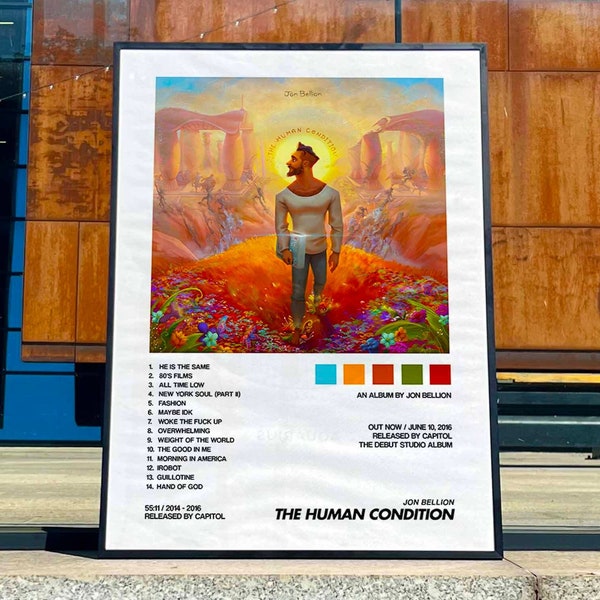 Jon Bellion "The Human Condition" Album Cover Poster #2